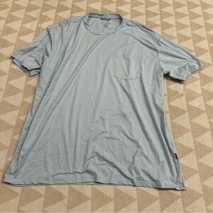 NWOT PELAGIC performance fishing tee shirt pocket light blue